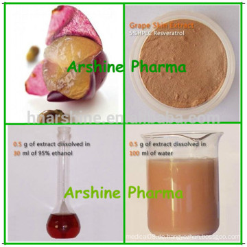 Lila Pulver Traube Haut Extrakt, Resveratrol 20% -30% Polyphenole Traubenhaut Extrakt